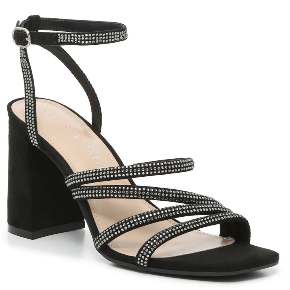 Kelly & Katie Women Cadene Sandal Black Microsuede